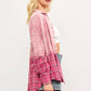 DIP-DYED BUTTON UP SHIRT