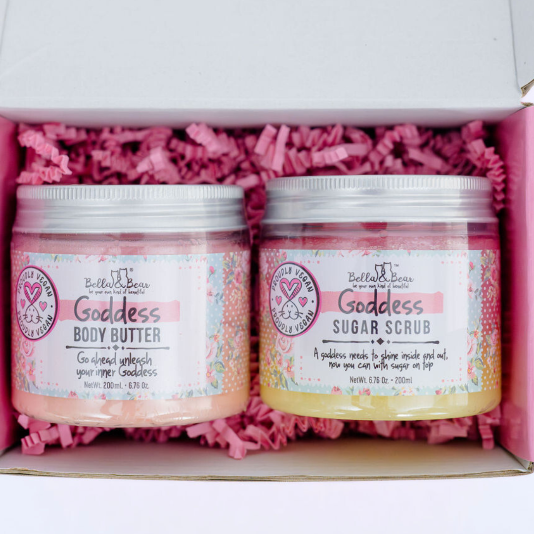 Goddess Gift Set - 3-in-1 Body Scrub & Goddess Body Butter