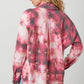 Bleach Dyed Plaid Shacket