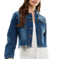 Ladies Distressed Denim Jacket