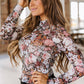 Floral Mesh Top
