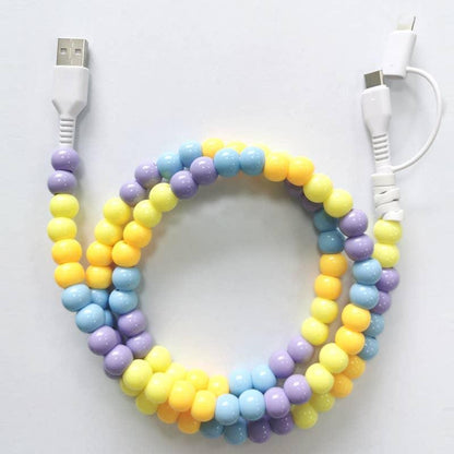 2-in-1 Type-c Cell Phone Charging Cable-Length39.37in - Southern Sassy Boutique