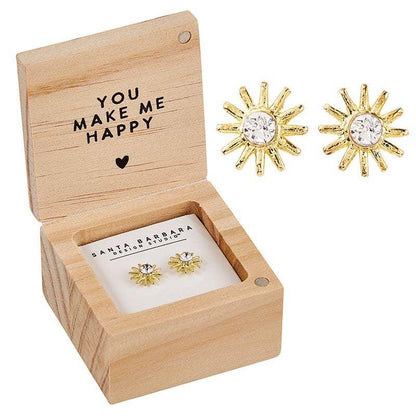 Treasure Box Earrings - You Are My Sunshine - Southern Sassy Boutique