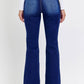 Low Rise Relaxed  Flare with Front  Pockets