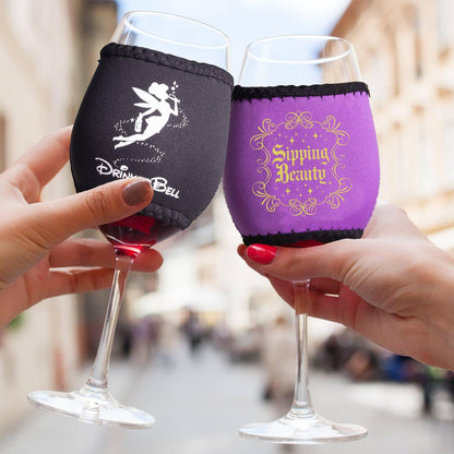 Sipping Beauty Wine Glass Sleeve - Southern Sassy Boutique