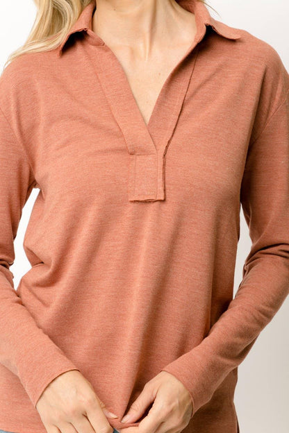 Collared Pullover - Southern Sassy Boutique