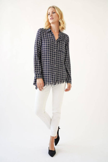Plaid Flannel Shirt - Southern Sassy Boutique