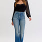 High Rise Wide Leg with Cuff