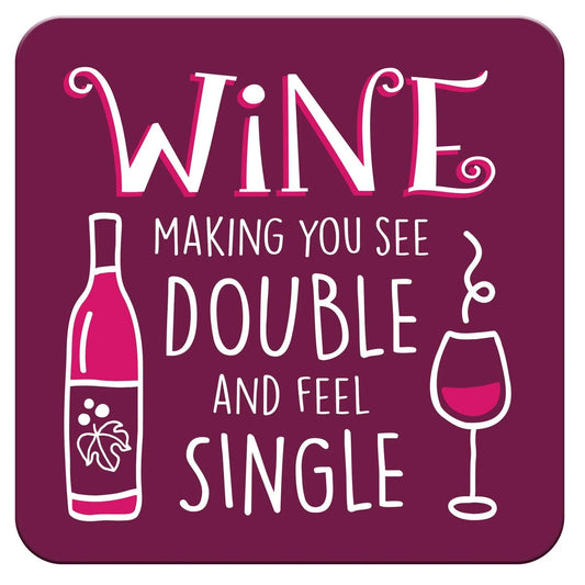 NEW! Wine Feel Single Coaster - Southern Sassy Boutique