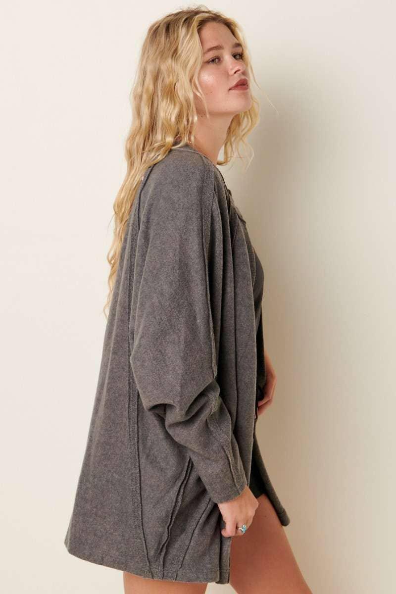 DOLMAN SLEEVE CARDIGAN - Southern Sassy Boutique