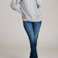 Long Sleeve Pearl Detail Hoodie