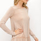 Ruffle Hem Long Sleeve Top