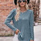 Soft Ribbed Knit Puff Sleeve Top