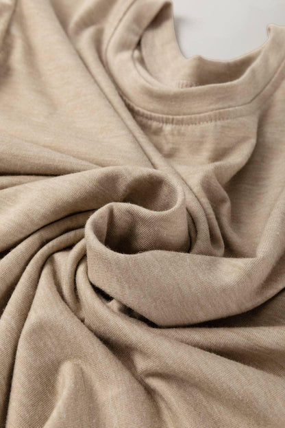 Solid Ruched Puff Sleeve T-Shirt - Southern Sassy Boutique