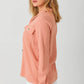 Waffle Button Down Thermal Shacket