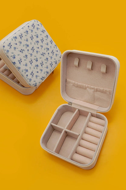 DESIGNED JEWELRY ORGANIZER TRAVEL BOX CASE | 40P566