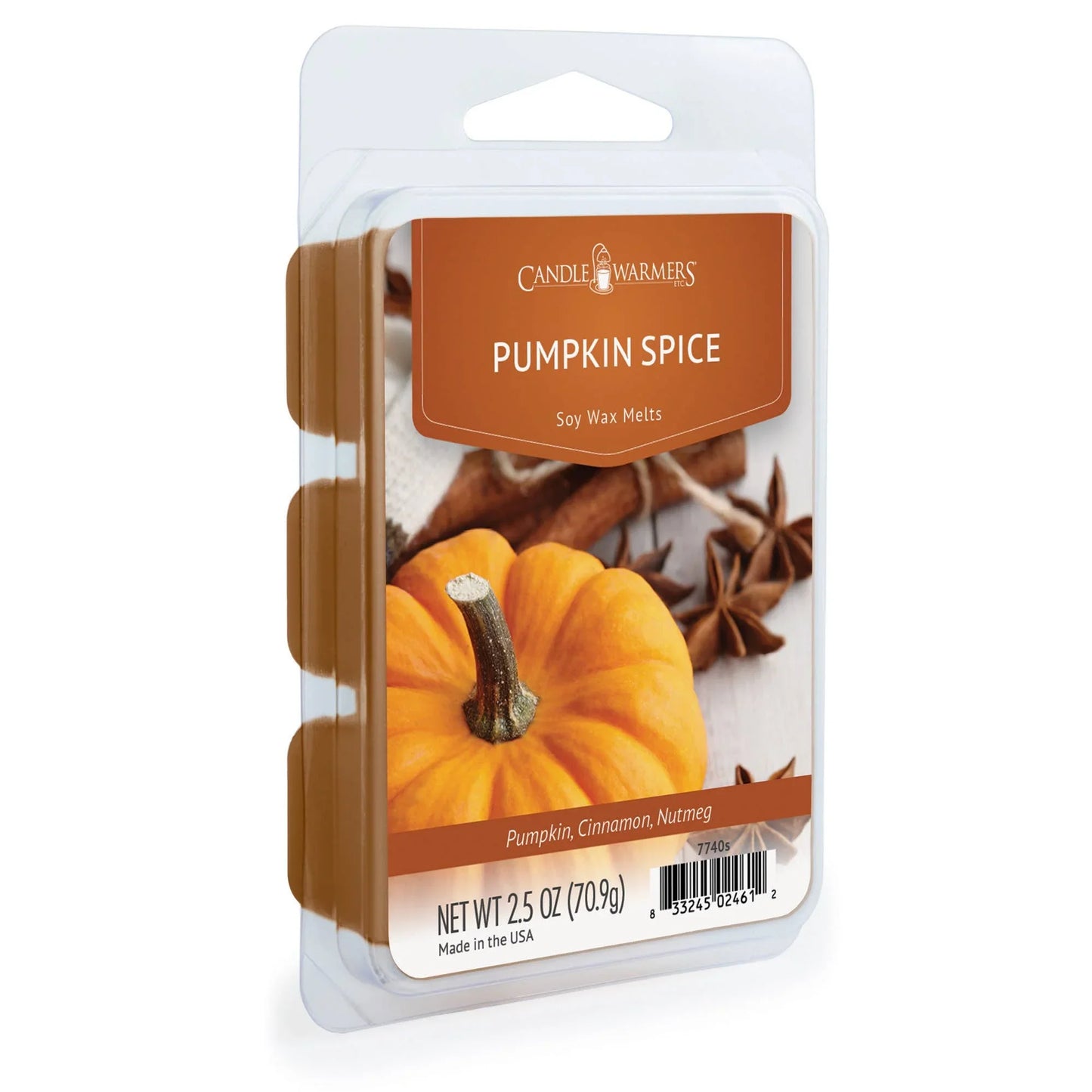 2.5 oz Wax Melt Pumpkin Spice - Southern Sassy Boutique