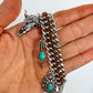 Western Charm Concho Bracelet - Cactus Arrow Conch Steer