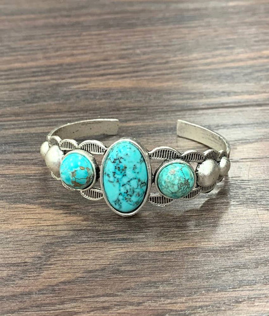 710972, Turquoise Cuff Bracelet