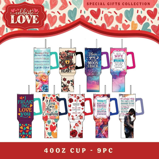 Celebrate Love Theme 40oz Insulated Cup
