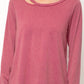 Cut-Out Long Sleeve Top