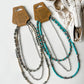 Western Semi Stone Layered Navajo Bead Neckace