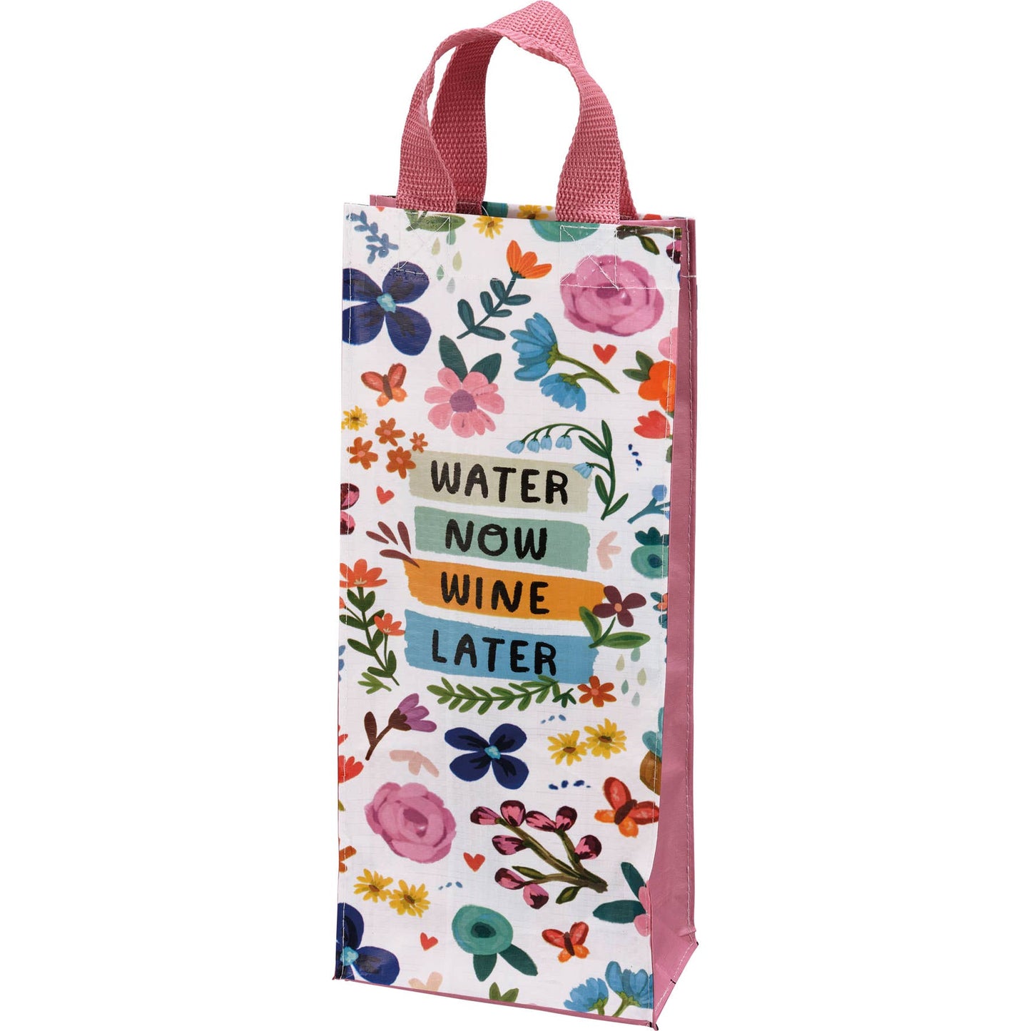 Water Now Wine Later Wine Tote