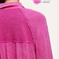 Soft Washed Button Down Waffle Textured Gauze Shirts