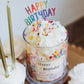 Happy Birthday Dessert Candle
