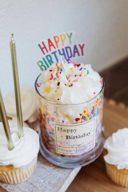 Happy Birthday Dessert Candle - Southern Sassy Boutique