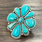 750331, Turquoise Adjustable Ring