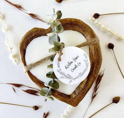Small Heart Dough Candle - Southern Sassy Boutique