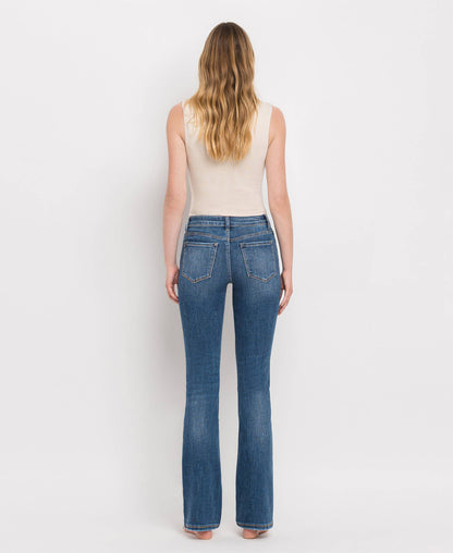 MID RISE BOOTCUT JEANS LV1064 - Southern Sassy Boutique