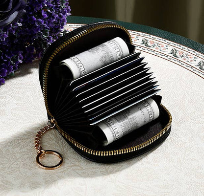 Print Blossom Floral Wallet Card Holder