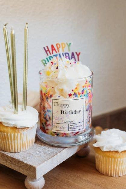 Happy Birthday Dessert Candle - Southern Sassy Boutique