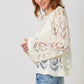 Crochet Knit Sweater Top
