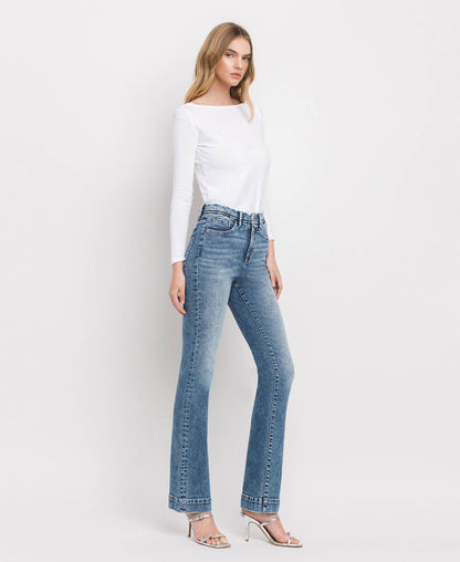 TUMMY CONTROL HIGH RISE BOOTCUT JEANS - Southern Sassy Boutique