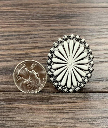 750362, Concho Adjustable Ring - Southern Sassy Boutique