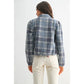 PLAID DENIM JACKET