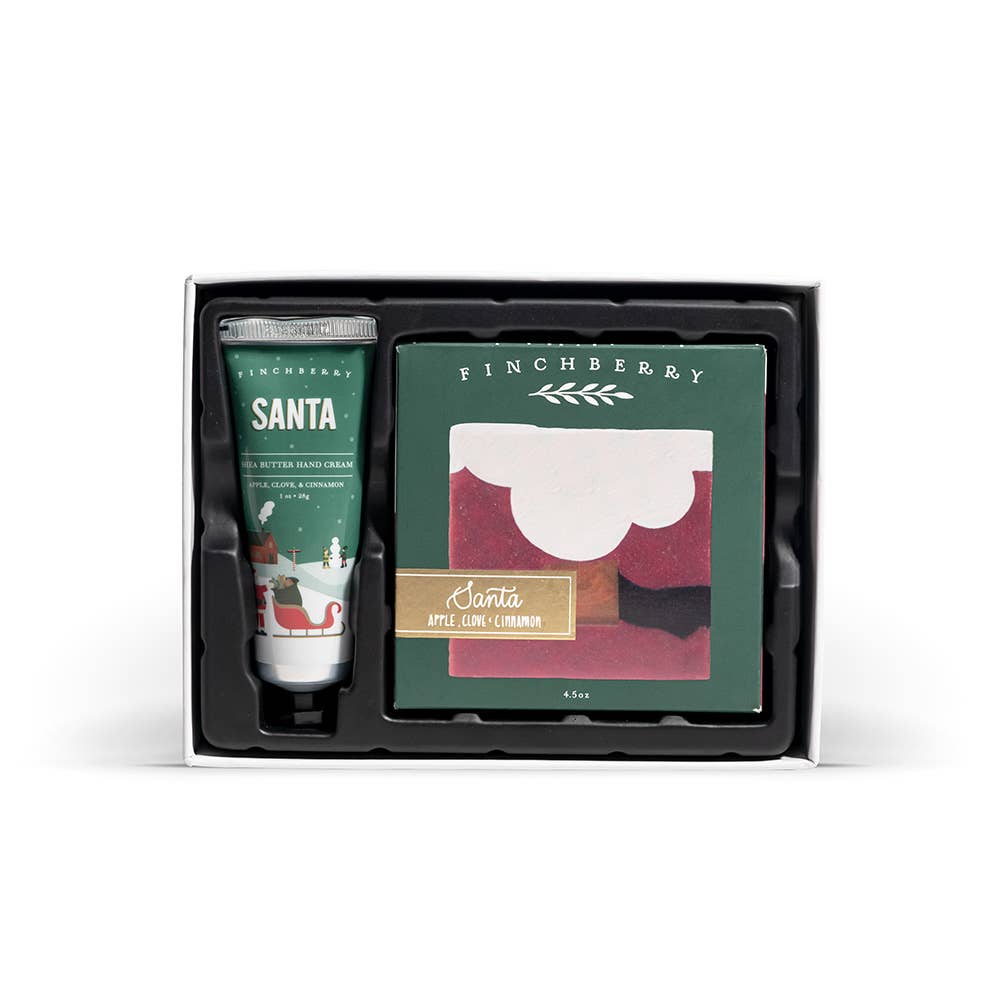 Santa 2 Pc Bath & Body Holiday Gift Set