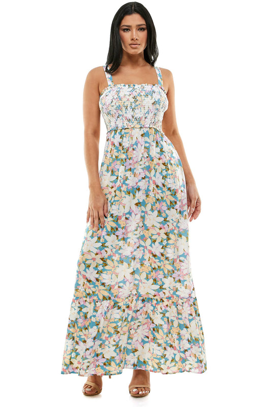 Meadow Bloom Floral Maxi Dress