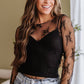 Bowie Lace Long Sleeve Blouse w/ Tank Top