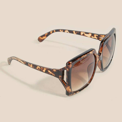 Thick Acetate Frame Square Sunglasses Set