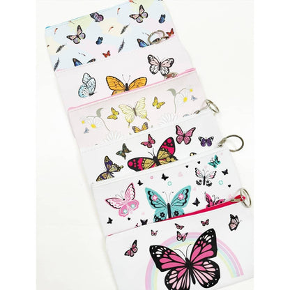Butterfly Design Printed Cosmetic Pouch - Southern Sassy Boutique