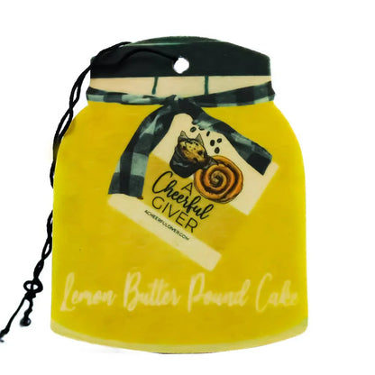 Car Air Freshener Lemon Butter Pound Cake - Southern Sassy Boutique