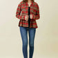 Peplum Plaid Shacket