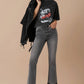 High Rise Crop Boot Denim