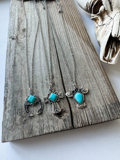 Western Squash Blossoms Necklace - Southern Sassy Boutique