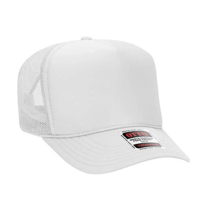 Solid Color OTTO 5-Panel Foam Mesh Back Trucker Hat - Southern Sassy Boutique