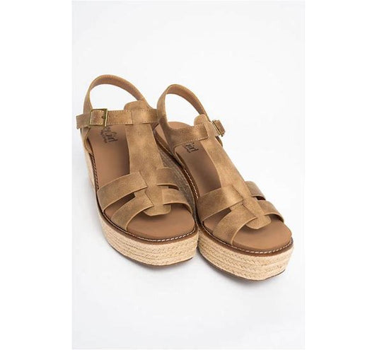 Something Fishy Corky Wedge Sandal